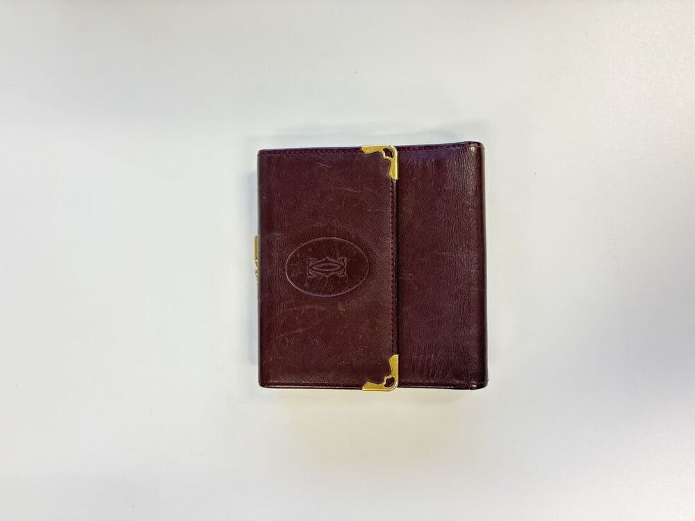 Cartier Must de Cartier Burgundy Leather Bifold Wallet